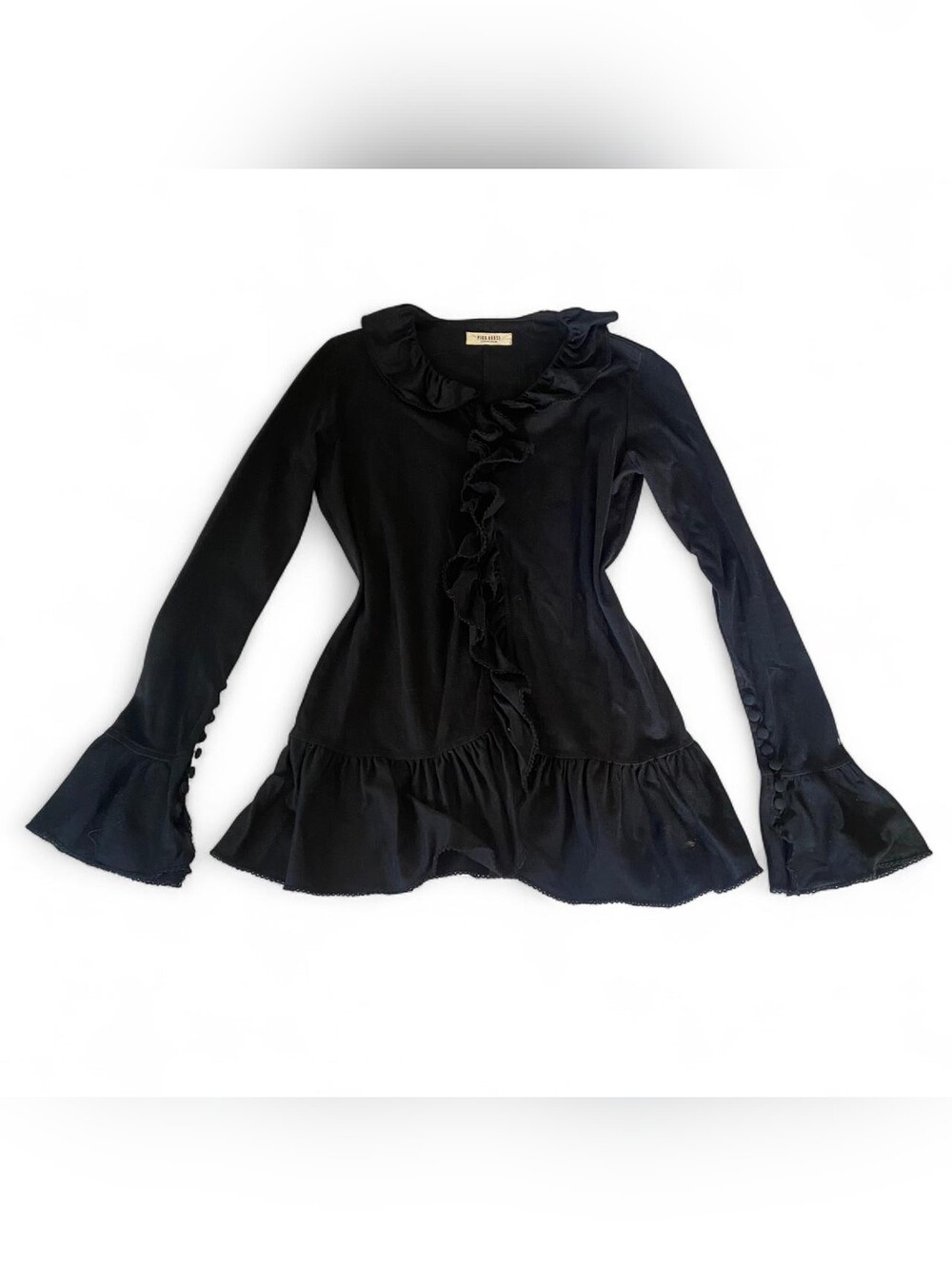 Pinkhouse Black Long Sleeve Top